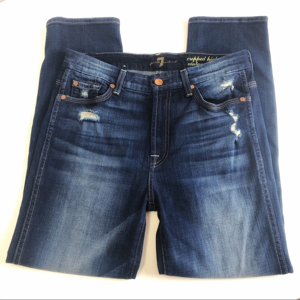 7 FAM High Waist Vintage Straight - 28